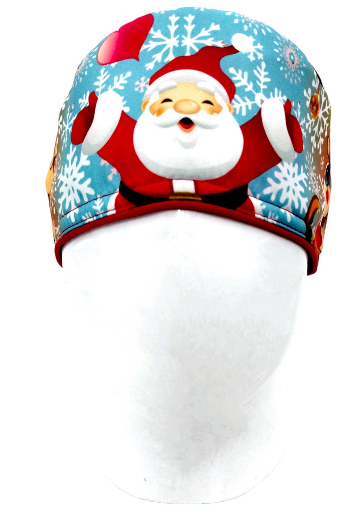 Gorro Quirúrgico Mujer y Portacarnet Reno de Navidad - gorro antifluido para mujer Doctools - foto 3
