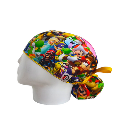 Gorro Quirúrgico Mujer y Portacarnet Mario Amarillo - gorro antifluido para mujer Doctools - foto 1