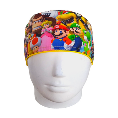 Gorro Quirúrgico Mujer y Portacarnet Mario Amarillo - gorro antifluido para mujer Doctools - foto 3