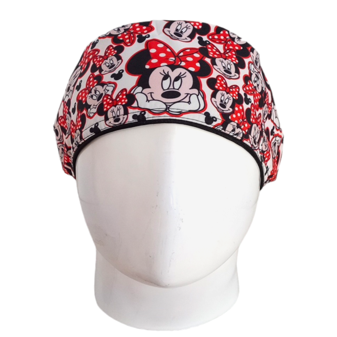 Gorro Quirúrgico Mujer y Portacarnet Minnie Caritas - gorro antifluido para mujer Doctools - foto 3