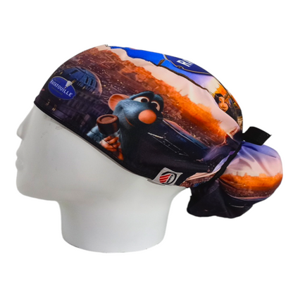 Gorro Quirúrgico Mujer y Portacarnet Ratatouille - gorro antifluido para mujer Doctools - foto 1