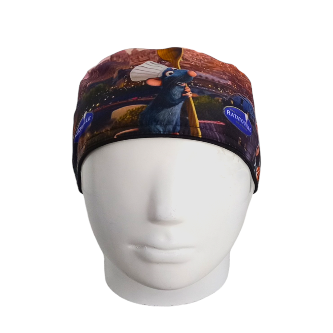 Gorro Quirúrgico Mujer y Portacarnet Ratatouille - gorro antifluido para mujer Doctools - foto 3