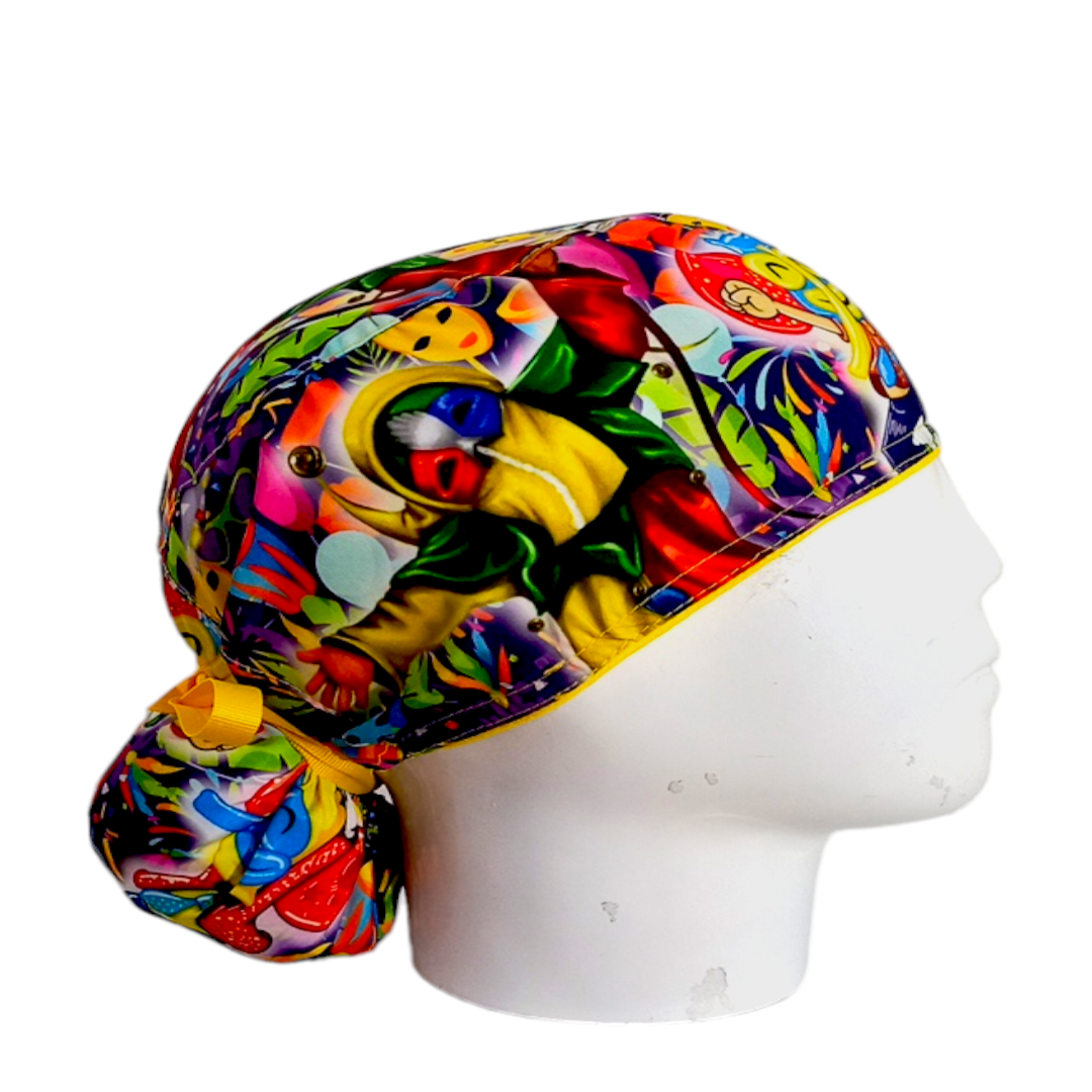 Gorro Quirúrgico Mujer y Portacarnet Marimonda - gorro antifluido para mujer Doctools - foto 2