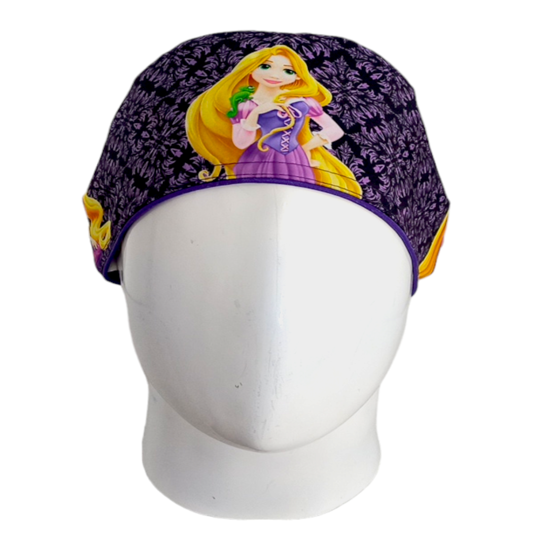 Gorro Quirúrgico Mujer y Portacarnet Rapunzel Negra - gorro antifluido para mujer Doctools - foto 3