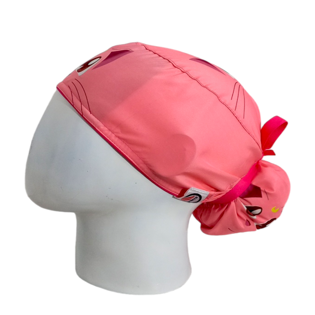 Gorro Quirúrgico Mujer y Portacarnet Luna Rosa - gorro antifluido para mujer Doctools - foto 1