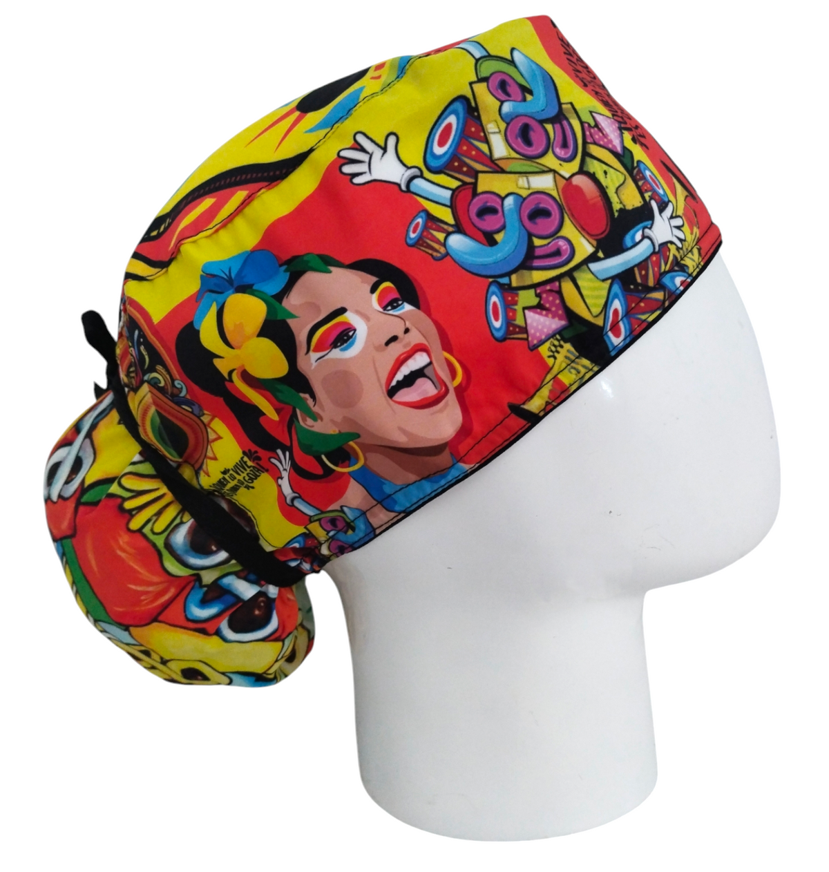 Gorro Quirúrgico Mujer y Portacarnet Máscaras de Carnaval - gorro antifluido para mujer Doctools - foto 2