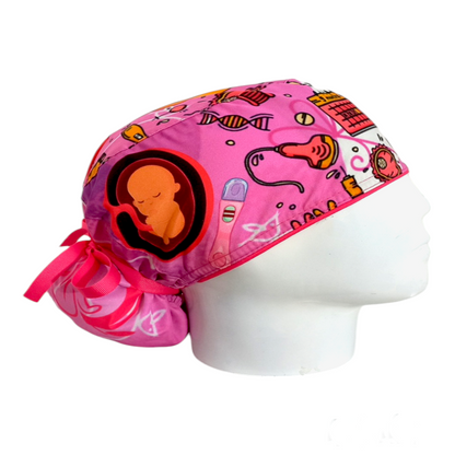 Gorro Quirúrgico Mujer y Portacarnet Maternidad - gorro antifluido para mujer Doctools - foto 2