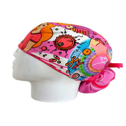 Gorro Quirúrgico Mujer y Portacarnet Maternidad - gorro antifluido para mujer Doctools - foto 1