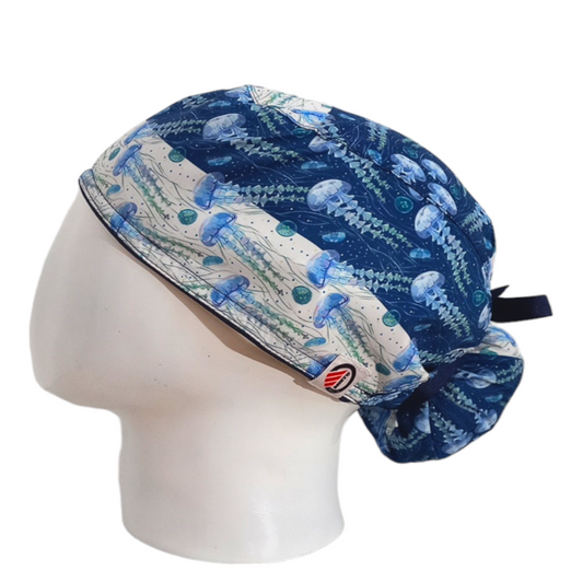 Gorro Quirúrgico Mujer y Portacarnet Medusa - gorro antifluido para mujer Doctools - foto 1