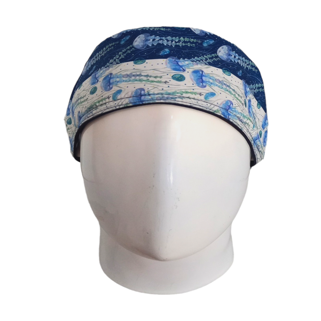 Gorro Quirúrgico Mujer y Portacarnet Medusa - gorro antifluido para mujer Doctools - foto 2