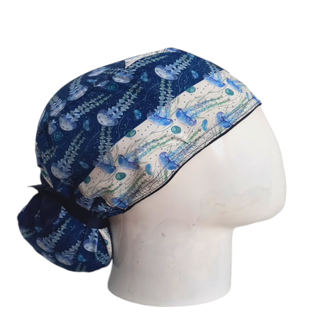 Gorro Quirúrgico Mujer y Portacarnet Medusa - gorro antifluido para mujer Doctools - foto 3