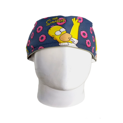Gorro Quirúrgico Mujer y Portacarnet Homero Gris Oscuro - gorro antifluido para mujer Doctools - foto 3