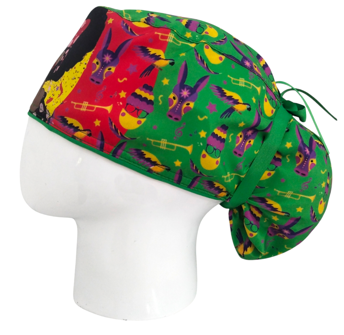 Gorro Quirúrgico Mujer y Portacarnet Carnaval Negrita Puloy - gorro antifluido para mujer Doctools - foto 1