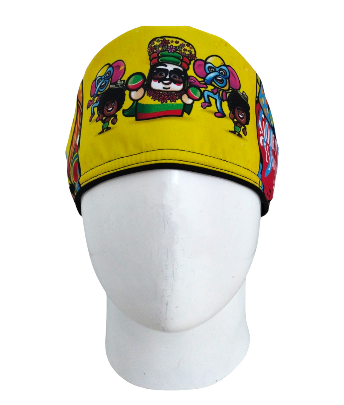 Gorro Quirúrgico Mujer y Portacarnet Carnaval Rey Momo Amarillo - gorro antifluido para mujer Doctools - foto 3
