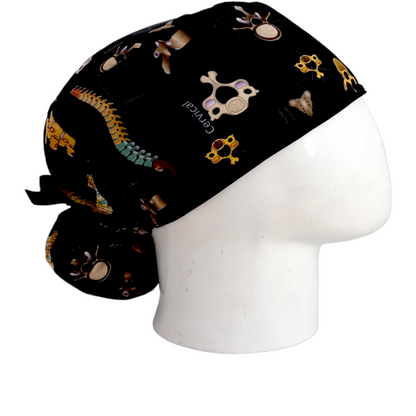 Gorro Quirúrgico Mujer y Portacarnet Columna Vertebral - gorro antifluido para mujer Doctools - foto 2