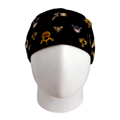 Gorro Quirúrgico Mujer y Portacarnet Columna Vertebral - gorro antifluido para mujer Doctools - foto 3