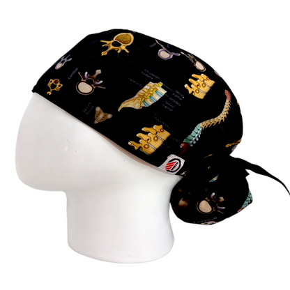 Gorro Quirúrgico Mujer y Portacarnet Columna Vertebral - gorro antifluido para mujer Doctools - foto 1