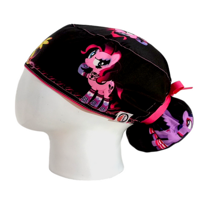 Gorro Quirúrgico Mujer y Portacarnet Mi Pequeño Pony - gorro antifluido para mujer Doctools - foto 1