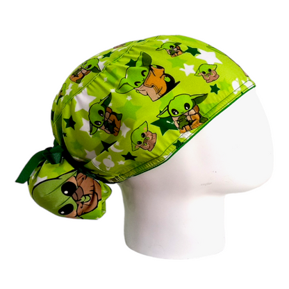 Gorro Quirúrgico Mujer y Portacarnet Mandalorian Baby - gorro antifluido para mujer Doctools - foto 2