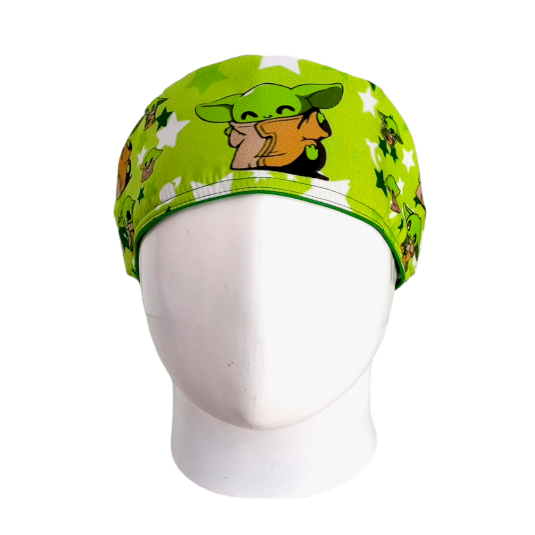 Gorro Quirúrgico Mujer y Portacarnet Mandalorian Baby - gorro antifluido para mujer Doctools - foto 3