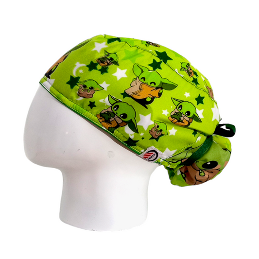 Gorro Quirúrgico Mujer y Portacarnet Mandalorian Baby - gorro antifluido para mujer Doctools - foto 1