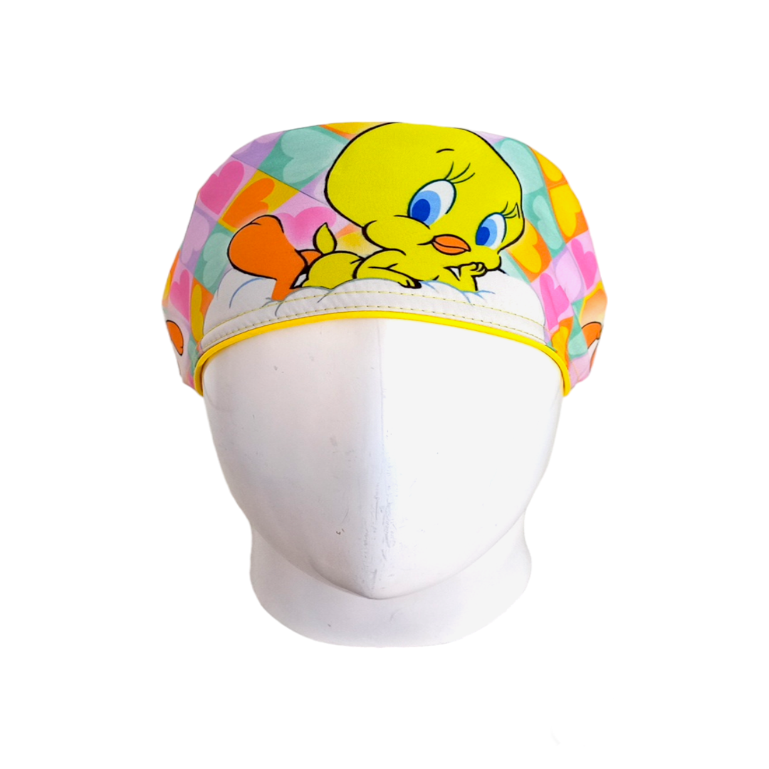 Gorro Quirúrgico Mujer y Portacarnet Piolín Amarillo - gorro antifluido para mujer Doctools - foto 3