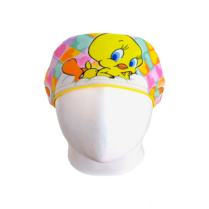 Gorro Quirúrgico Mujer y Portacarnet Piolín Amarillo - gorro antifluido para mujer Doctools - foto 3