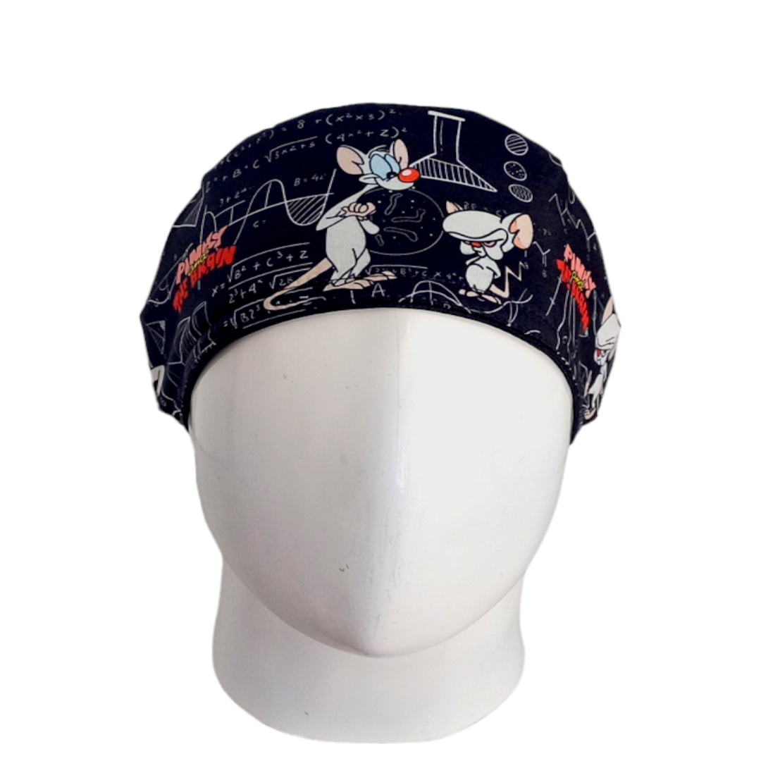 Gorro Quirúrgico Mujer y Portacarnet Pinky y Cerebro - gorro antifluido para mujer Doctools - foto 3