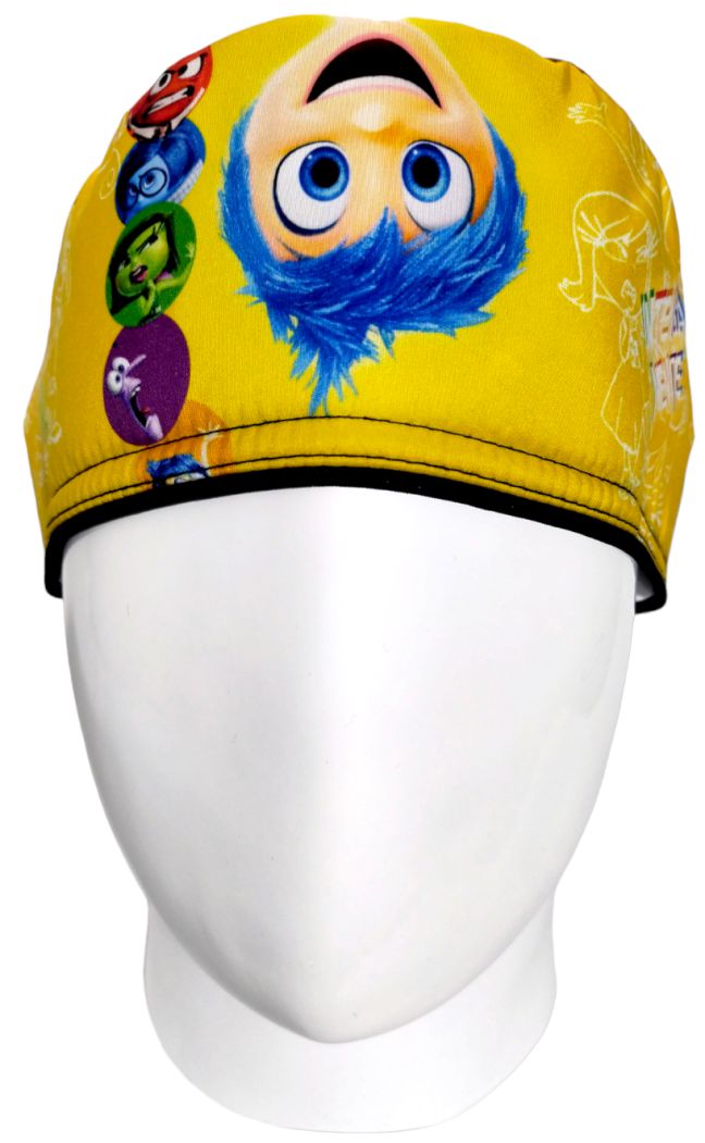Gorro Quirúrgico Mujer y Portacarnet Alegría Intensamente - gorro antifluido para mujer Doctools - foto 3
