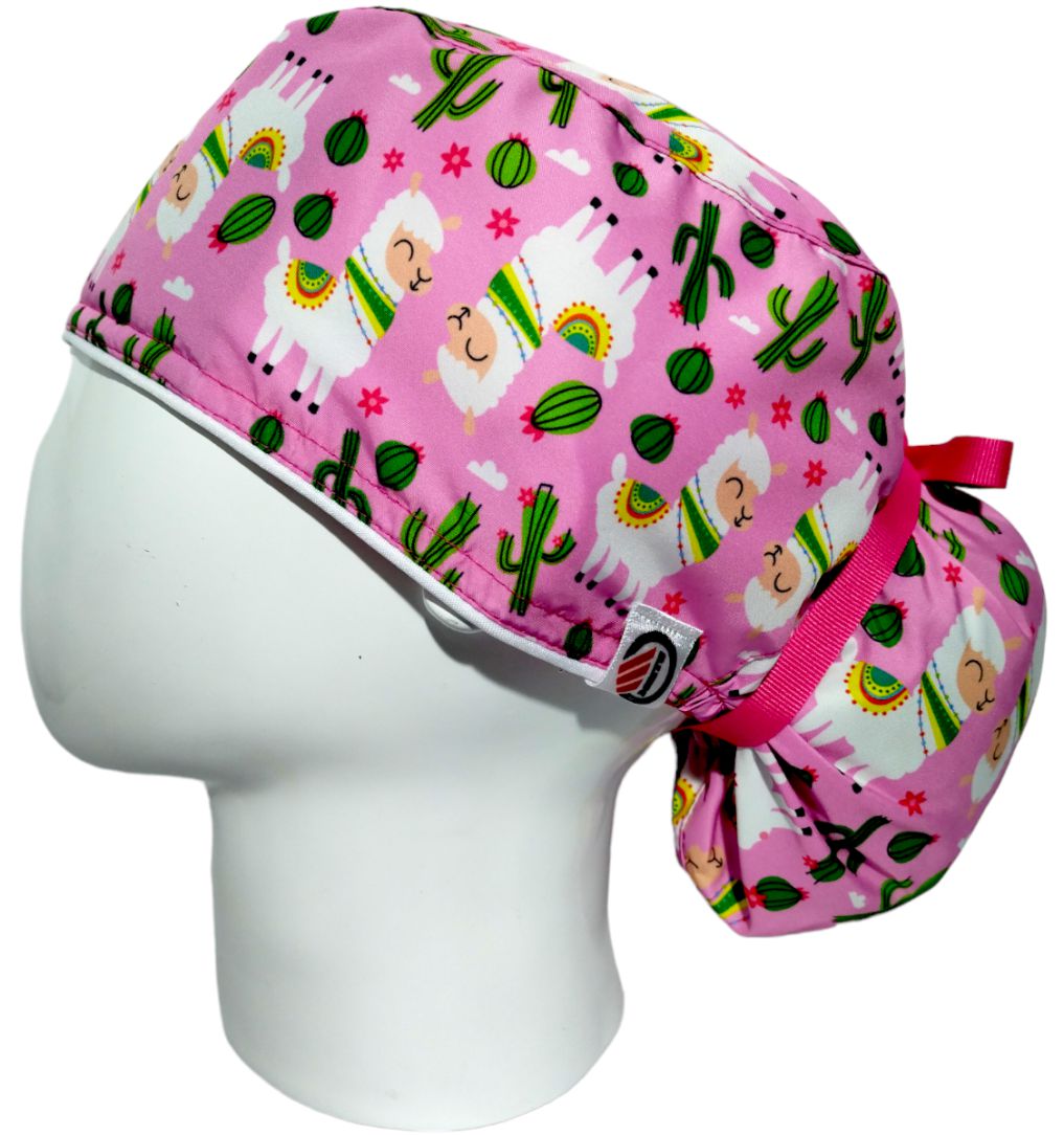 Gorro Quirúrgico Mujer y Portacarnet Alpacas - gorro antifluido para mujer Doctools - foto 1