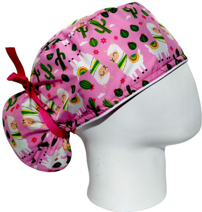 Gorro Quirúrgico Mujer y Portacarnet Alpacas - gorro antifluido para mujer Doctools - foto 2