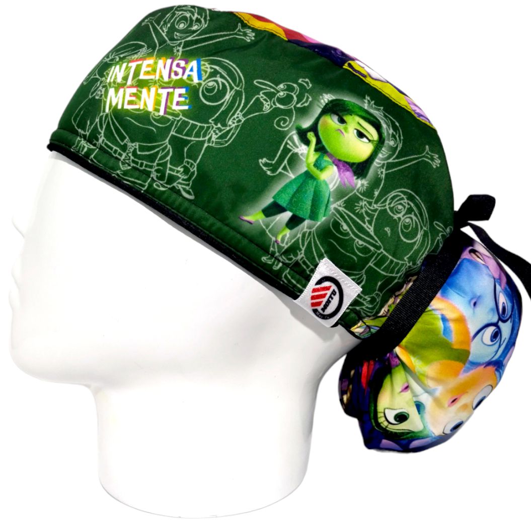 Gorro Quirúrgico Mujer y Portacarnet Asco Intensamente - gorro antifluido para mujer Doctools - foto 1