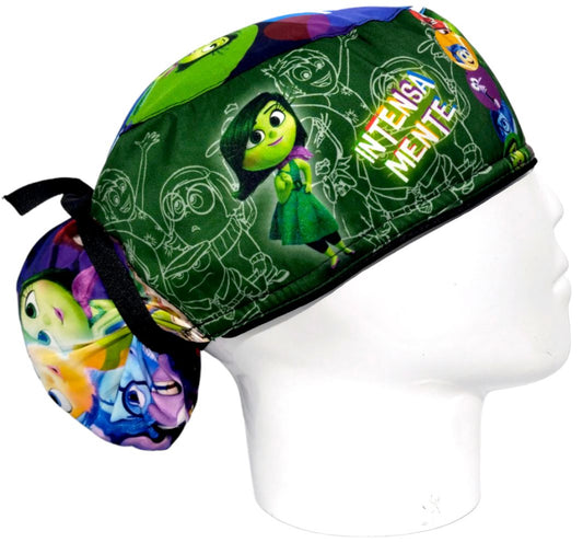 Gorro Quirúrgico Mujer y Portacarnet Asco Intensamente - gorro antifluido para mujer Doctools - foto 2