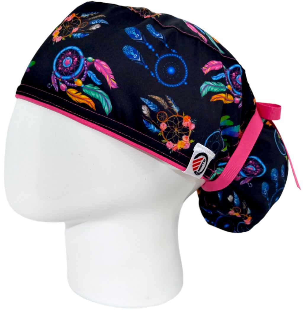 Gorro Quirúrgico Mujer y Portacarnet Atrapasueños - gorro antifluido para mujer Doctools - foto 1