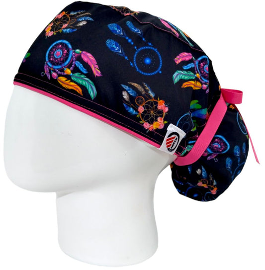 Gorro Quirúrgico Mujer y Portacarnet Atrapasueños - gorro antifluido para mujer Doctools - foto 1