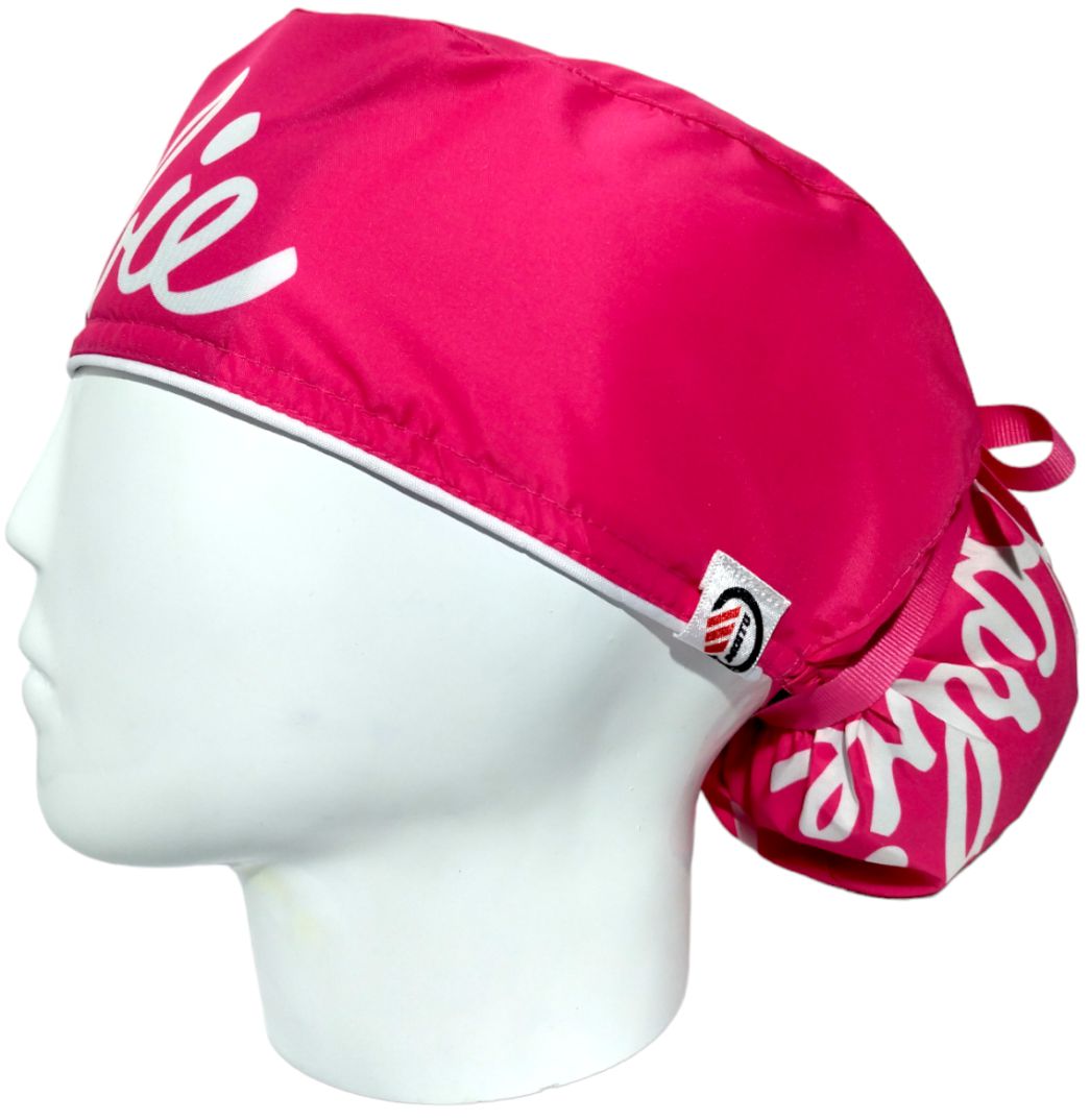 Gorro Quirúrgico Mujer y Portacarnet Barbie Fucsia - gorro antifluido para mujer Doctools - foto 1