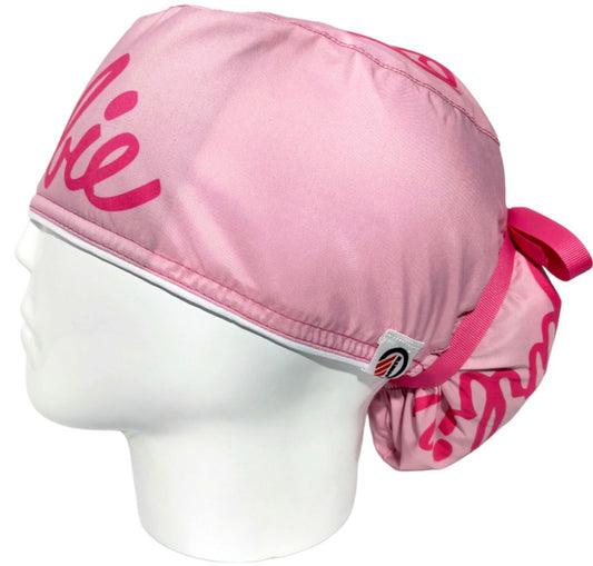 Gorro Quirúrgico Mujer y Portacarnet Barbie Rosa - gorro antifluido para mujer Doctools - foto 1