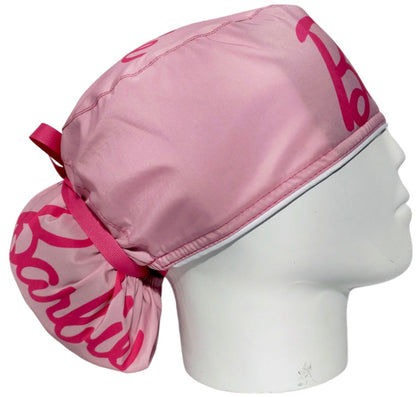 Gorro Quirúrgico Mujer y Portacarnet Barbie Rosa - gorro antifluido para mujer Doctools - foto 2
