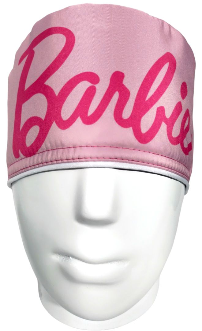 Gorro Quirúrgico Mujer y Portacarnet Barbie Rosa - gorro antifluido para mujer Doctools - foto 3