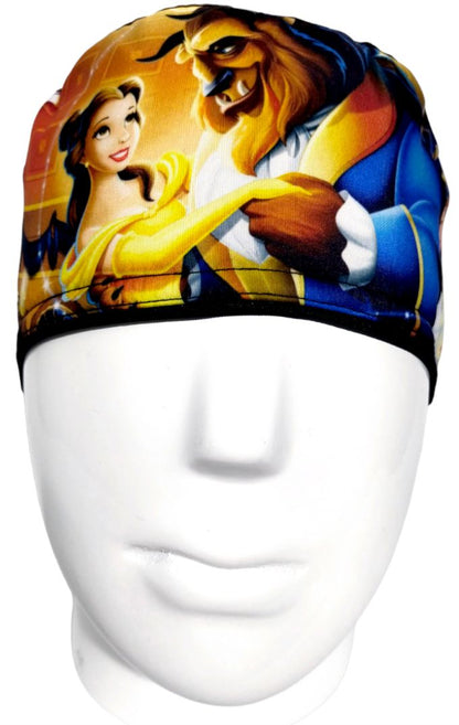 Gorro Quirúrgico Mujer y Portacarnet Bella y Bestia - gorro antifluido para mujer Doctools - foto 3