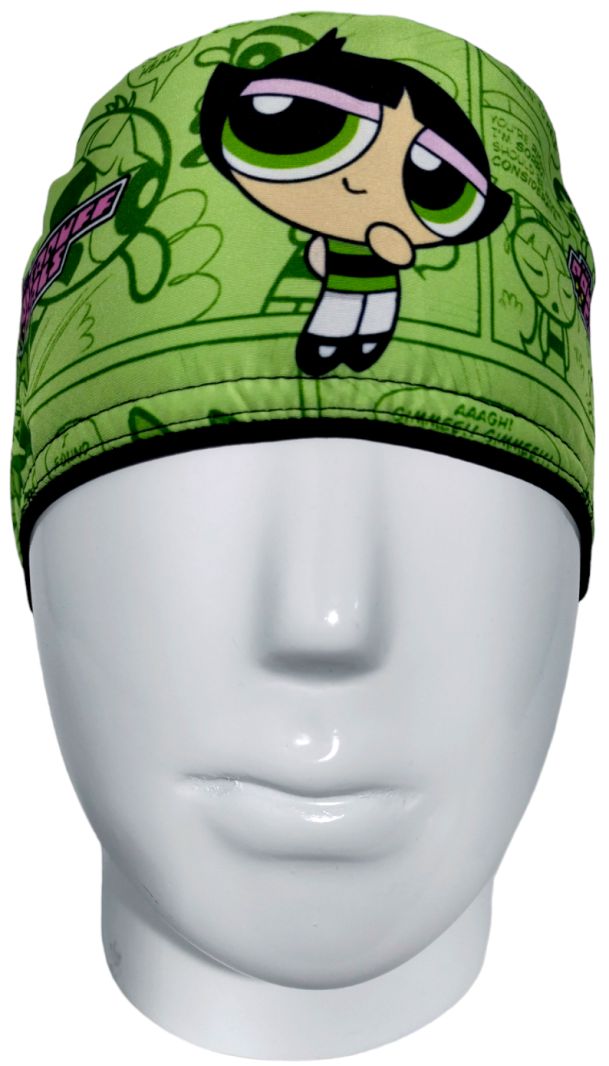 Gorro Quirúrgico Mujer y Portacarnet Bellota Chicas Superpoderosas - gorro antifluido para mujer Doctools - foto 3