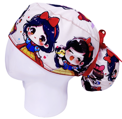 Gorro Quirúrgico Mujer y Portacarnet Blancanieves Baby - gorro antifluido para mujer Doctools - foto 1