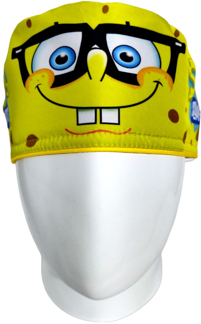 Gorro Quirúrgico Mujer y Portacarnet Bob Esponja Gafas - gorro antifluido para mujer Doctools - foto 3
