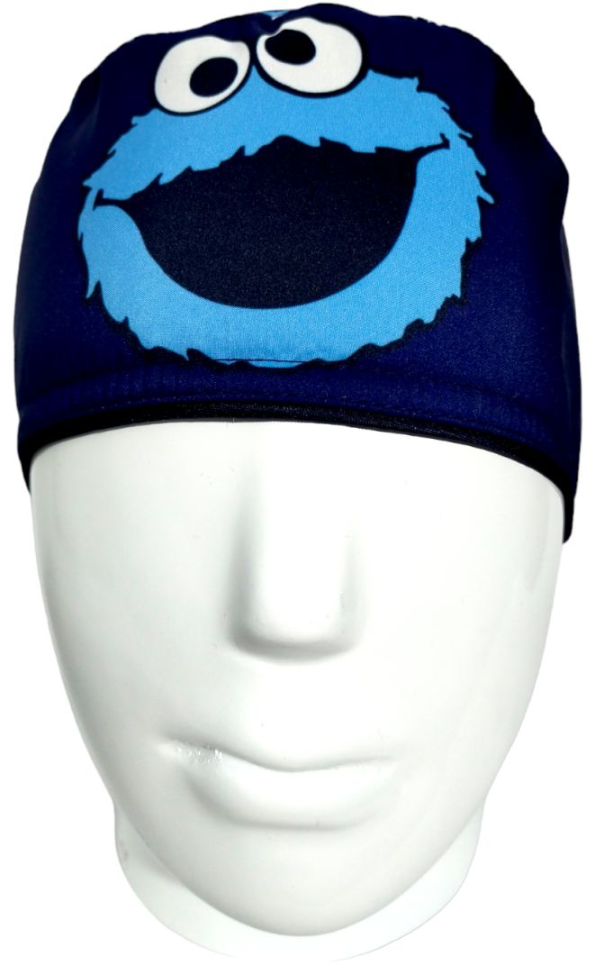 Gorro Quirúrgico Mujer y Portacarnet Come Galletas Azul - gorro antifluido para mujer Doctools - foto 3