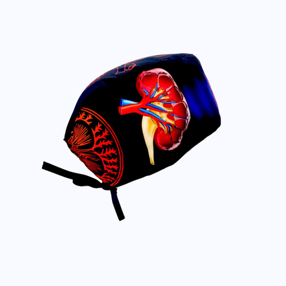Gorro Quirúrgico Hombre y Portacarnet Anatomía del Riñón