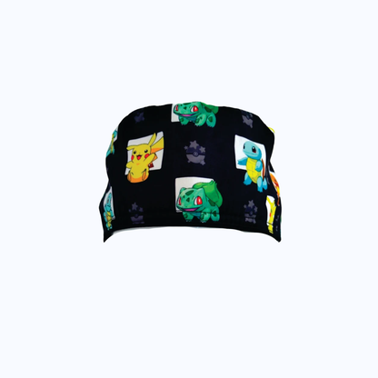 Gorro Quirúrgico Hombre y Portacarnet Pokémon Pikachu y Personajes