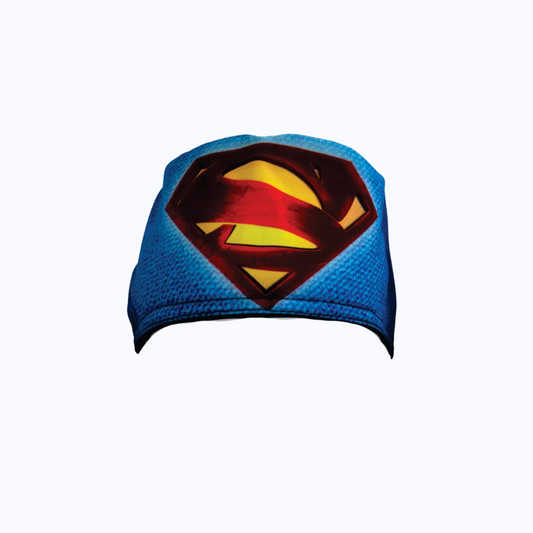Gorro Quirúrgico Hombre y Portacarnet Superman Logo Clásico