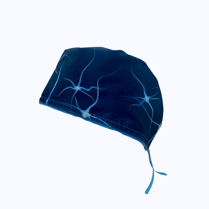 Gorro Quirúrgico Hombre y Portacarnet Neuronas y Conexiones Nerviosas