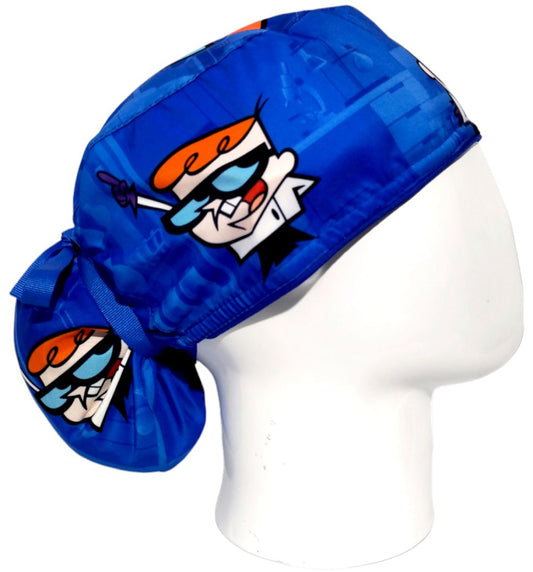 Gorro Quirúrgico Mujer y Portacarnet Dexter Azul - gorro antifluido para mujer Doctools - foto 2