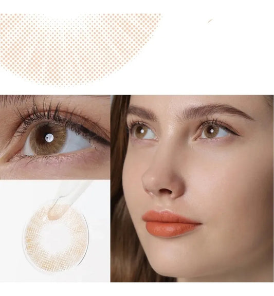 Lentes de Contacto Sin Borde Tono Avela